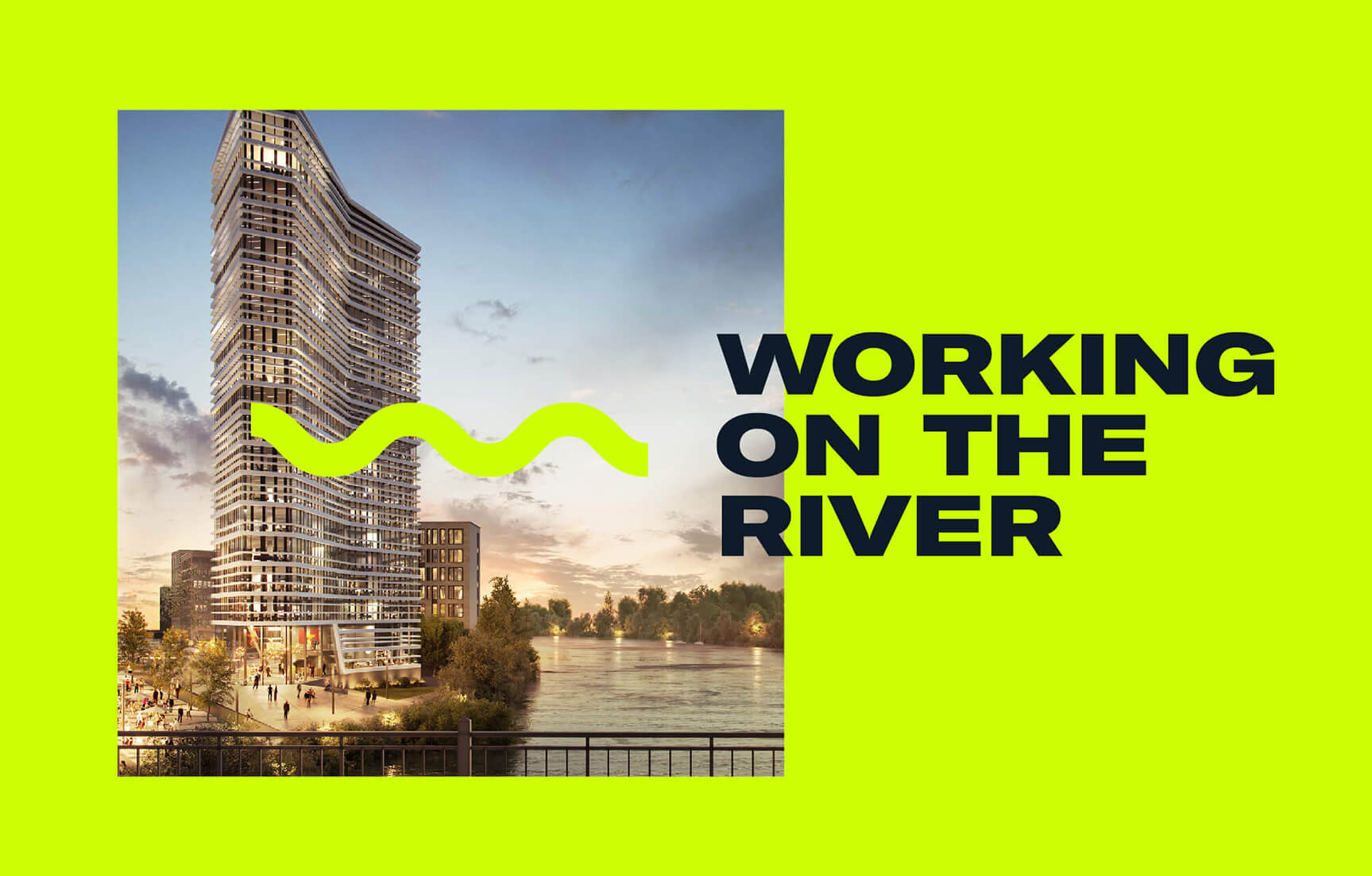 OF SHORE – working on the river